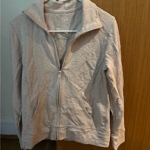 L.L. Bean Women's Light Gray Zip-Up Jacket